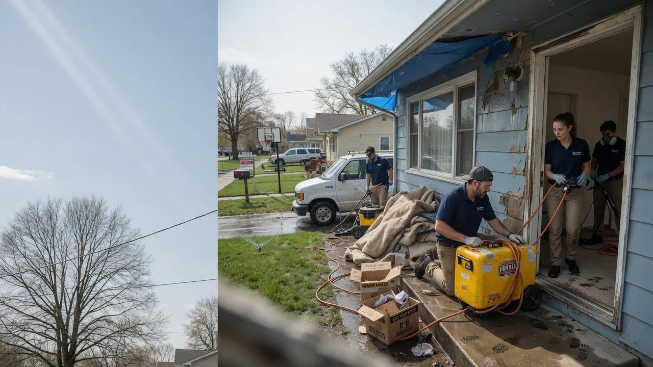 Basement Flood Cleanup in Columbus, IN near me